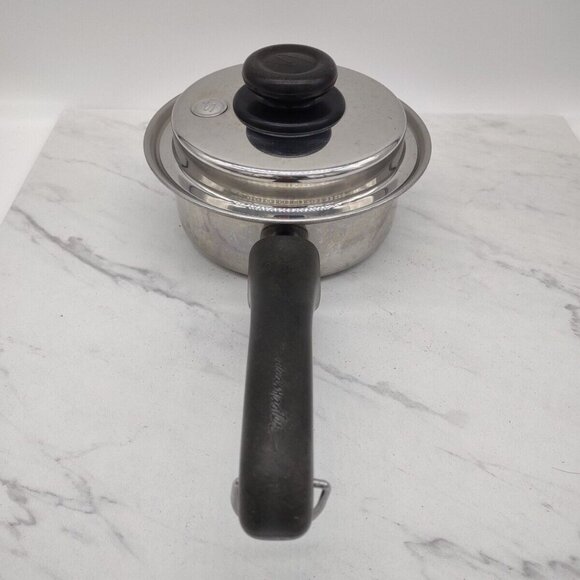 Saladmaster System 7 Surgical Stainless Steel 1qt. 7" Saucepan & Lid TP304-316 - Picture 1 of 13